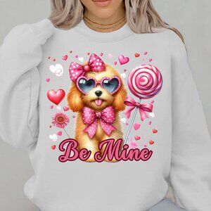 Puppy Valentine's Day Sweatshirt, Puppy Love Shirt, Valentine's Day Shirt